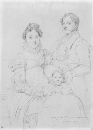 Jean Auguste Dominique Ingres - The Cosimo Andrea Lazzerini Family