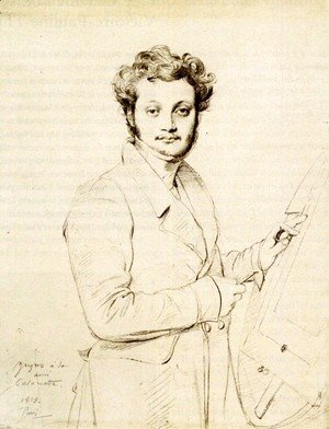 Jean Auguste Dominique Ingres - Luigi Calamatta