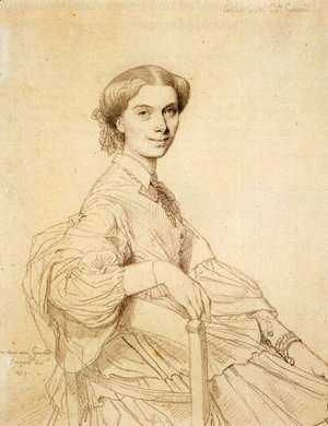 Jean Auguste Dominique Ingres - Madame Charles Gounod, born Anna Zimmermann