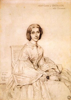 Jean Auguste Dominique Ingres - Madame Franz Adolf von Stuerler, born Matilda Jarman