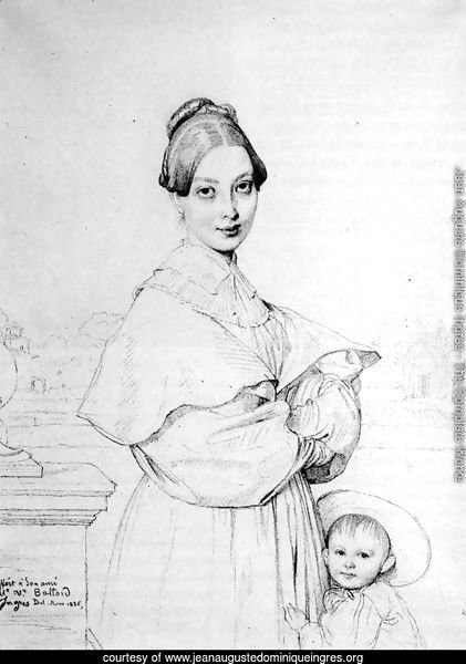 Madame Victor Baltard, born Adeline Lequeux, and her daughter, Paule