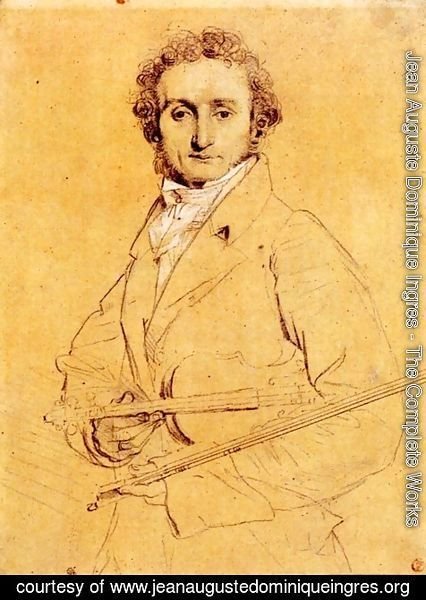 Jean Auguste Dominique Ingres - Niccolo Paganini