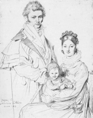 Jean Auguste Dominique Ingres - The Alexandre Lethiere Family