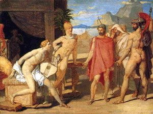 Jean Auguste Dominique Ingres - Achilles Receiving the Envoys of Agamemnon