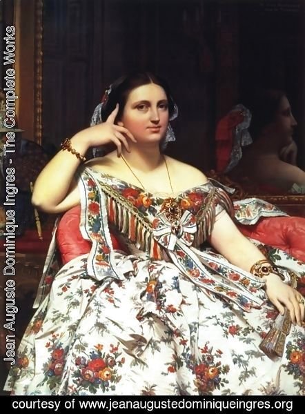 Jean Auguste Dominique Ingres - Ines Moitessier