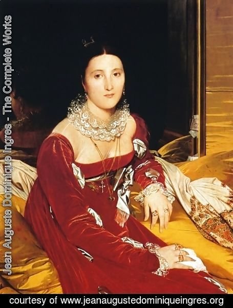 Jean Auguste Dominique Ingres - Marie Marcoz (later Vicomtesse de Senonnes)