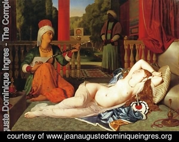 Jean Auguste Dominique Ingres - Odalisque with Female Slave I