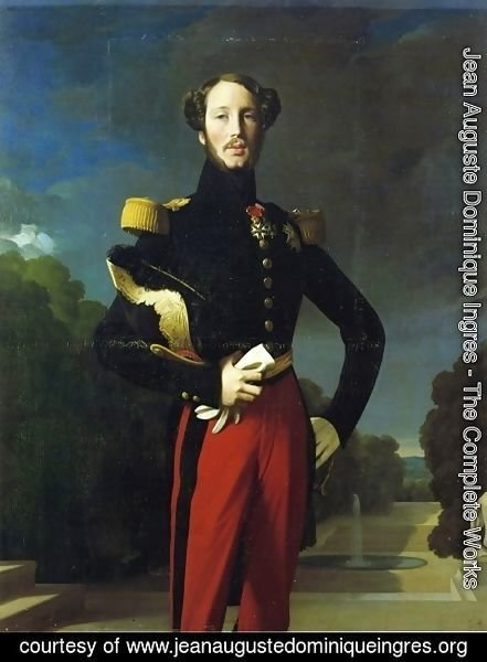 Jean Auguste Dominique Ingres - Duke Ferdinand-Philippe of Orleans I