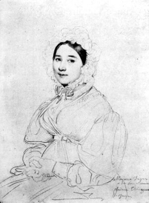 Jean Auguste Dominique Ingres - Madame Jean Auguste Dominique Ingres, born Madeleine Chapelle III