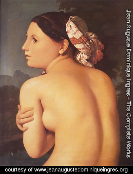 Jean Auguste Dominique Ingres - Half-figure of a Bather
