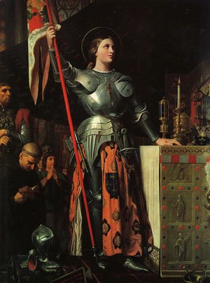 Jean Auguste Dominique Ingres - Joan of Arc at the Coronation of Charles VII