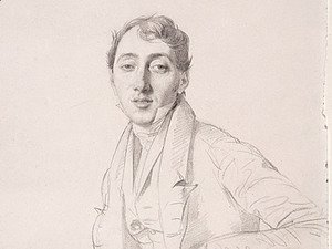 Jean Auguste Dominique Ingres - Dr. Louis Martinet 1826, detail 1