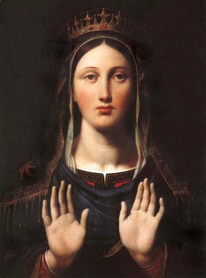 Jean Auguste Dominique Ingres - The Virgin With The Crown