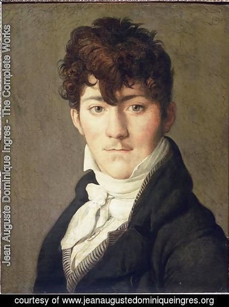 Portrait of Auguste Francois Talma, Ensign, nephew of the tragedian Talma