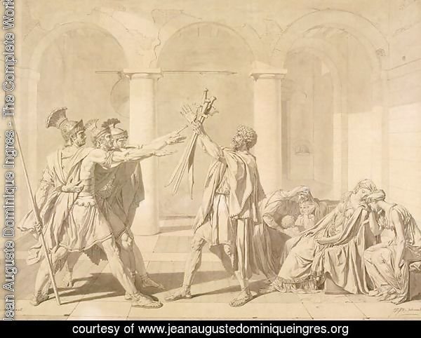 The Oath of the Horatii, according to David