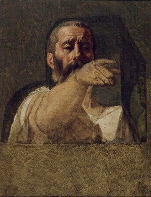 Jean Auguste Dominique Ingres - Study for the centurion of the Martyrdom of Saint Symphorien
