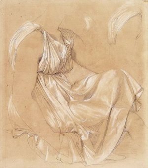 Jean Auguste Dominique Ingres - Study of seated woman