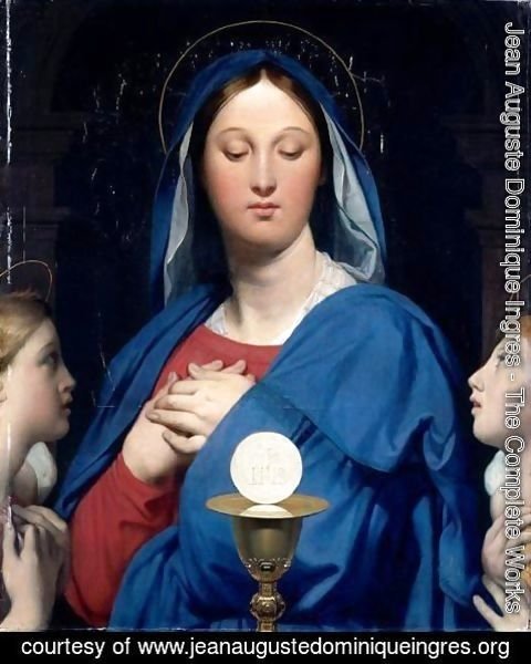 Jean Auguste Dominique Ingres - The Virgin of the Host 2