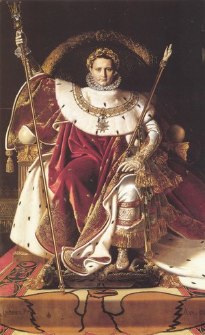 Jean Auguste Dominique Ingres - Napoleon Enthroned