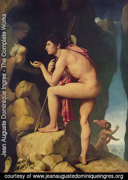 Jean Auguste Dominique Ingres - Oedipus and the Sphinx