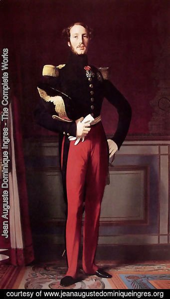 Jean Auguste Dominique Ingres - Ferdinand-Philippe-Louis-Charles-Henri, Duc d'Orleans