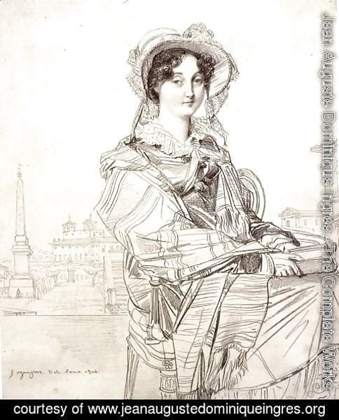 Jean Auguste Dominique Ingres - Mrs Charles Badham
