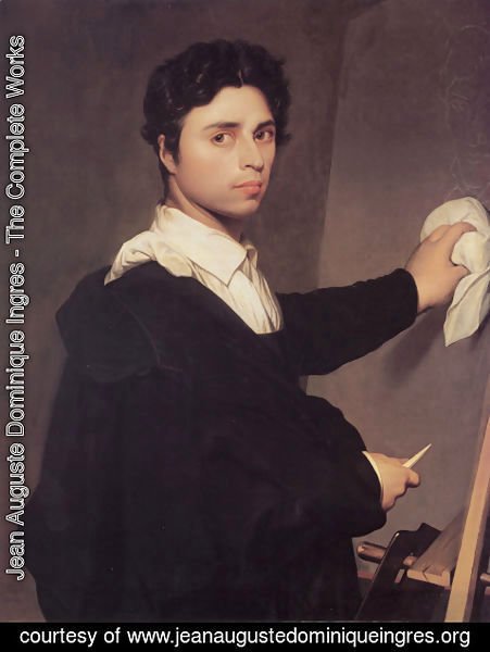 Jean Auguste Dominique Ingres - Copy after Ingres's 1804 Self-Portrait