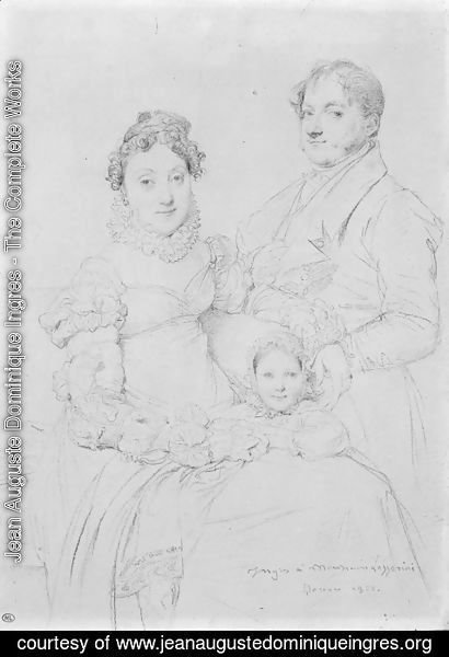 Jean Auguste Dominique Ingres - The Cosimo Andrea Lazzerini Family