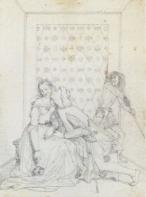 Jean Auguste Dominique Ingres - Paolo et Francesca (Paolo and Francesca)