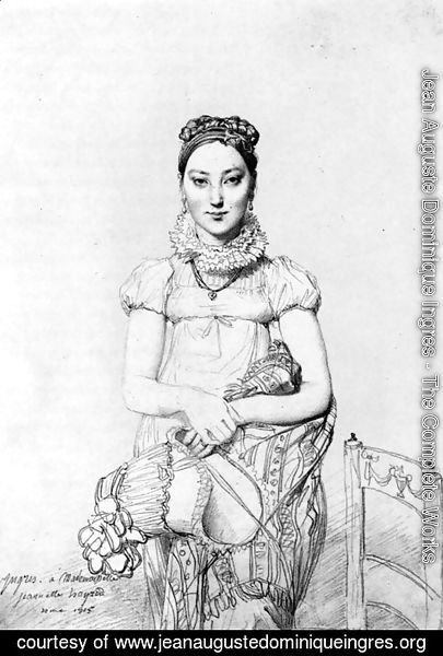 Jean Auguste Dominique Ingres - Mademoiselle Jeanne Hayard