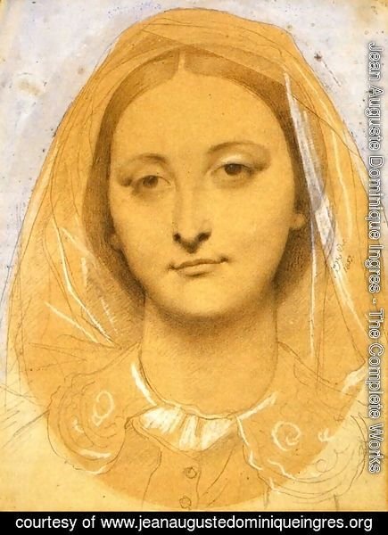 Jean Auguste Dominique Ingres - Mademoiselle Mary de Borderieux