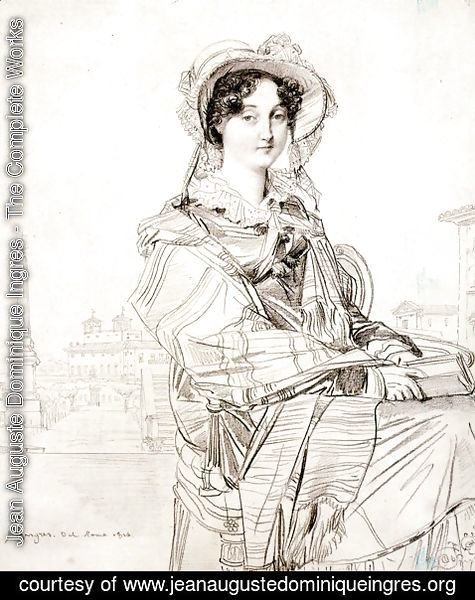 Jean Auguste Dominique Ingres - Mrs Charles Badham, born Margaret Cambpell