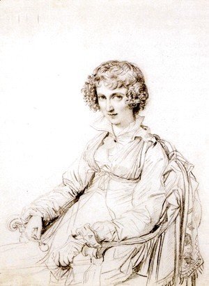Jean Auguste Dominique Ingres - Mrs Charles Thomas Thruston, born Frances Edwards