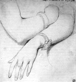 Jean Auguste Dominique Ingres - Study for Princesse Albert de Broglie, born Josephine Eleonore Marie Pauline de Galard de Brassac de Bearn