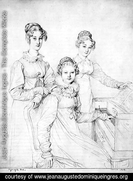 Jean Auguste Dominique Ingres - The Kaunitz Sisters