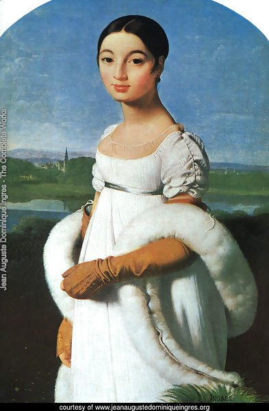 Portrait Of Mademoiselle Caroline Riviere