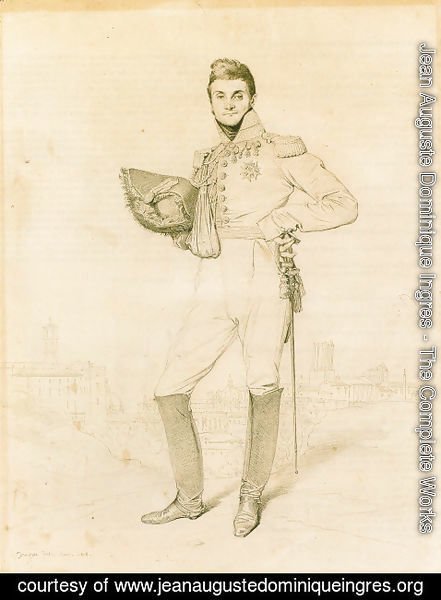 Jean Auguste Dominique Ingres - General Louis-Etienne Dulong de Rosnay