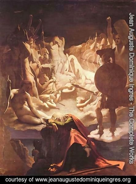 Jean Auguste Dominique Ingres - The Dream of Ossian