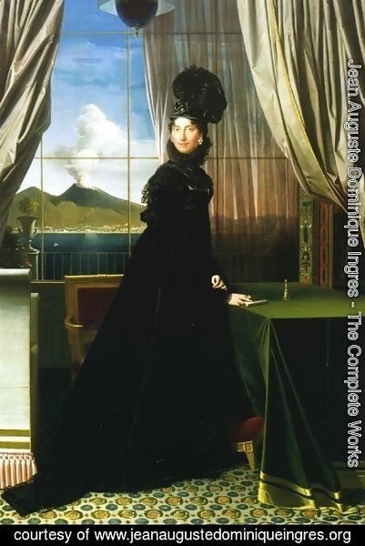 Jean Auguste Dominique Ingres - Carolline Murat, Queen of Naples
