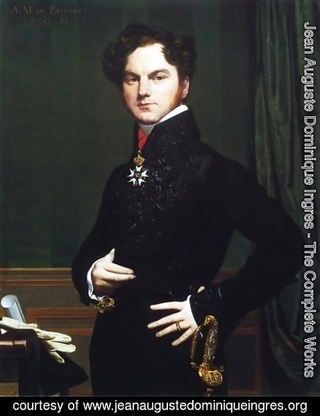 Jean Auguste Dominique Ingres - Comte Amedee-David de Pastoret