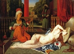 Jean Auguste Dominique Ingres - Odalisque with Female Slave I