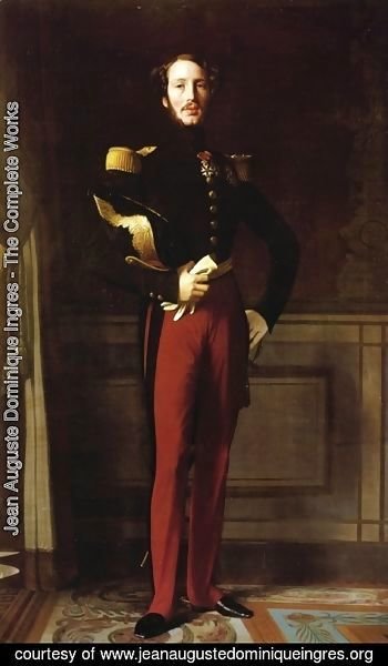 Jean Auguste Dominique Ingres - Duke Ferdinand-Philippe of Orleans