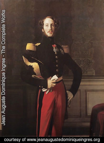 Jean Auguste Dominique Ingres - Ferdinand-Philippe-Louis-Charles-Henri, Duc d'Orleans I