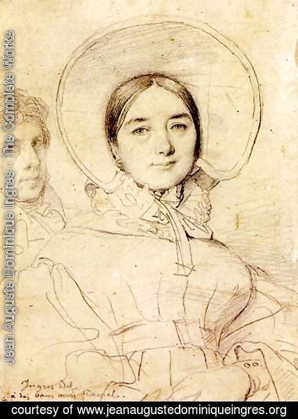 Jean Auguste Dominique Ingres - Madame Jean Auguste Dominique Ingres, born Madeleine Chapelle II