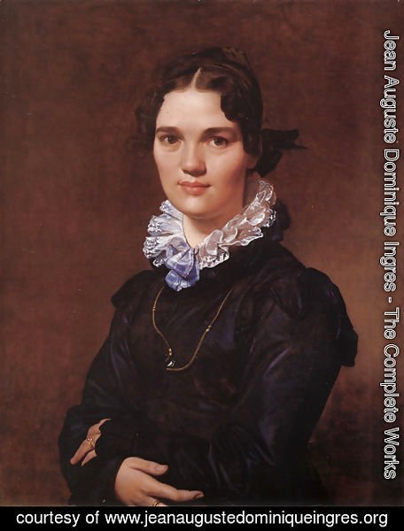 Jean Auguste Dominique Ingres - Mademoiselle Jeanne-Suzanne-Catherine Gonin, later Madame Pyrame Thomegeux