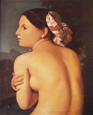 Jean Auguste Dominique Ingres - Half-figure of a Bather