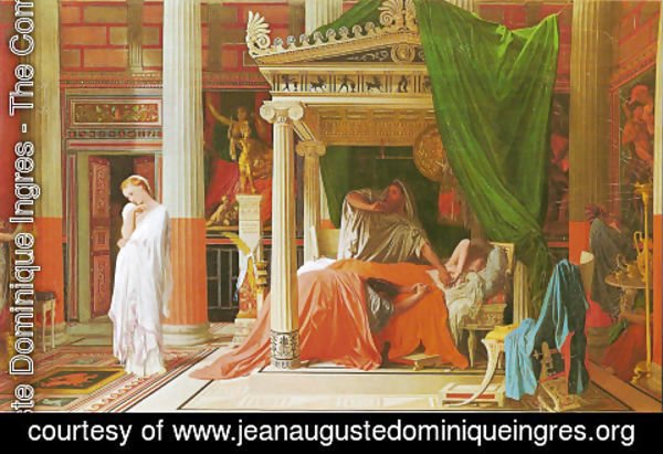 Jean Auguste Dominique Ingres - The desease of Antioco