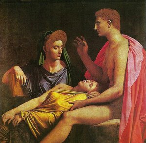Virgilia reading the Eneida to Livia, Octavia and August