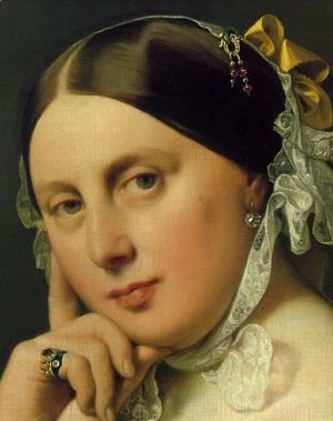 Jean Auguste Dominique Ingres - Delphine Ramel, Madame Ingres (detail 1)