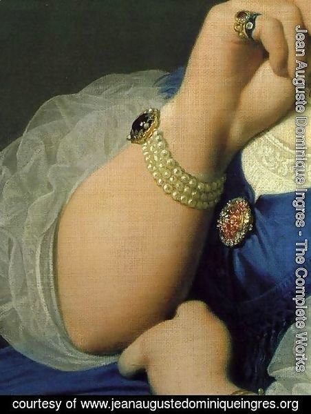 Jean Auguste Dominique Ingres - Delphine Ramel, Madame Ingres (detail 2)